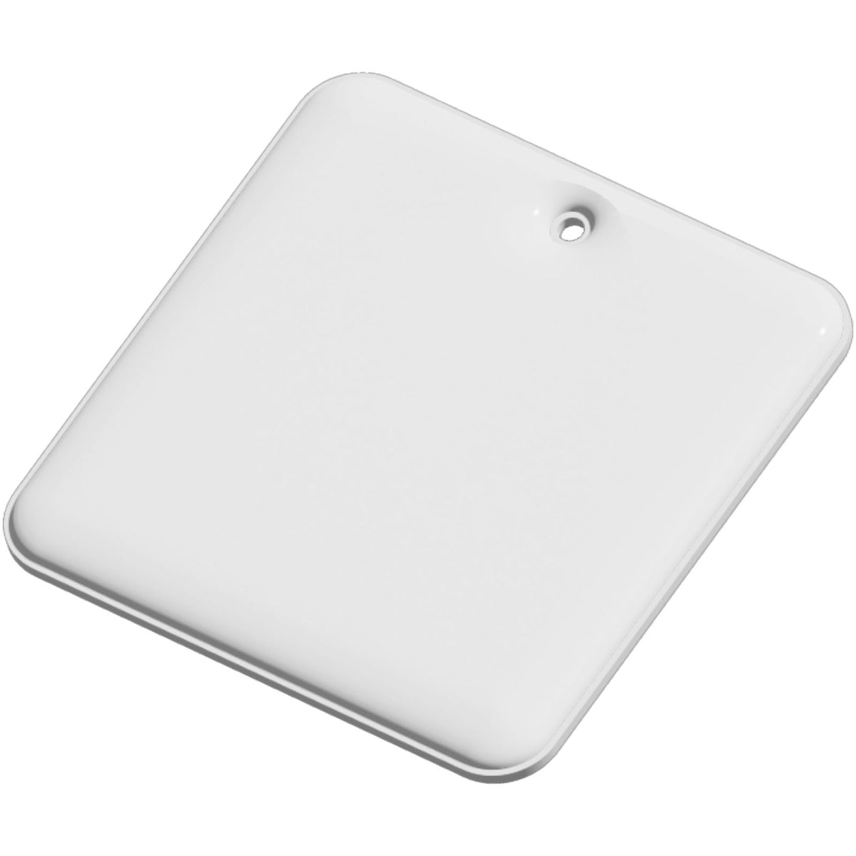 RFX™ H 20 quadratischer reflektierender PVC Anhänger – Weiss