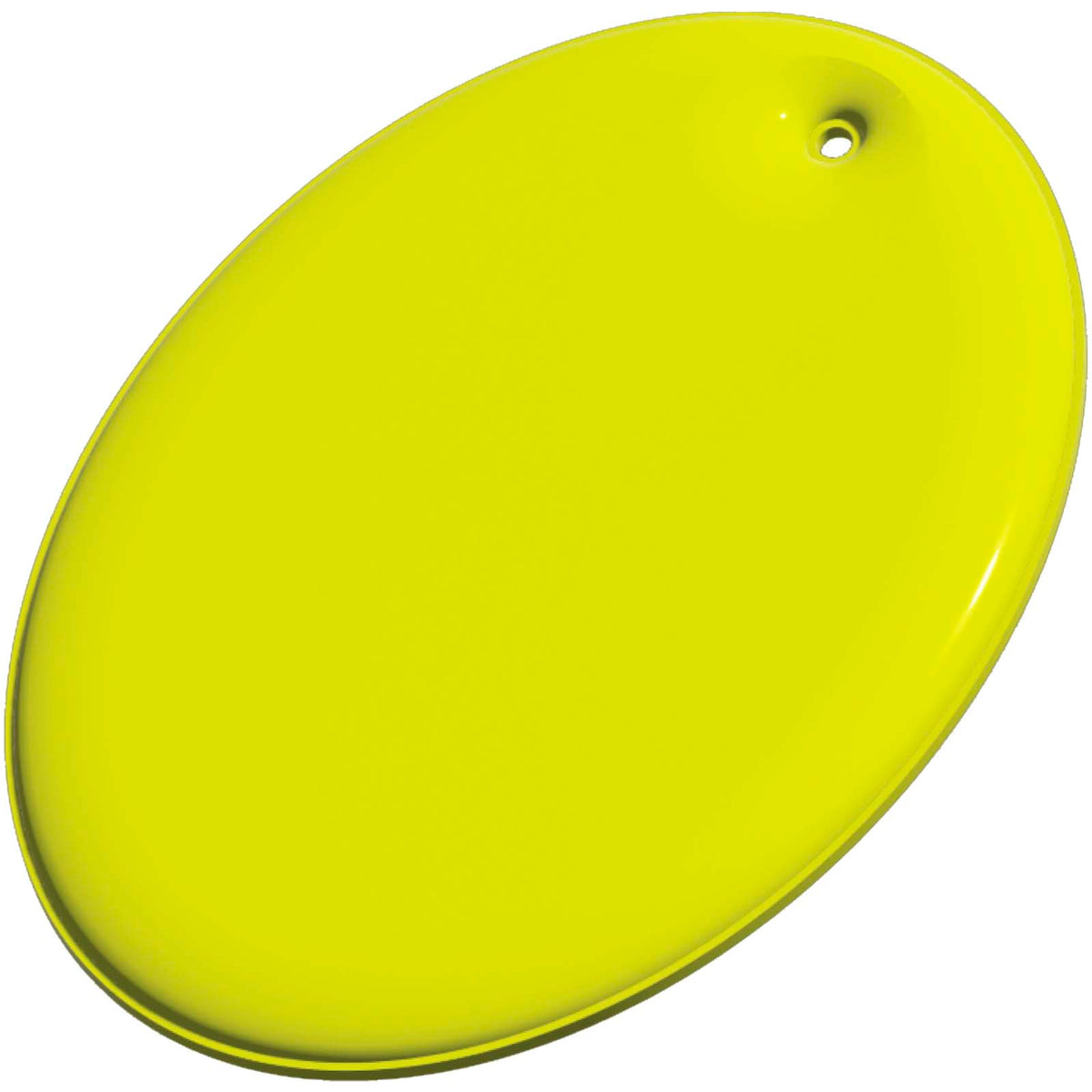 RFX™ H 16 ovaler, leichter, reflektierender PVC Anhänger – Neongelb