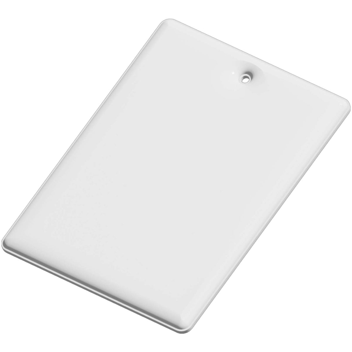 RFX™ H 12 rechteckiger, leichter, reflektierender PVC Anhänger, groß – Weiss