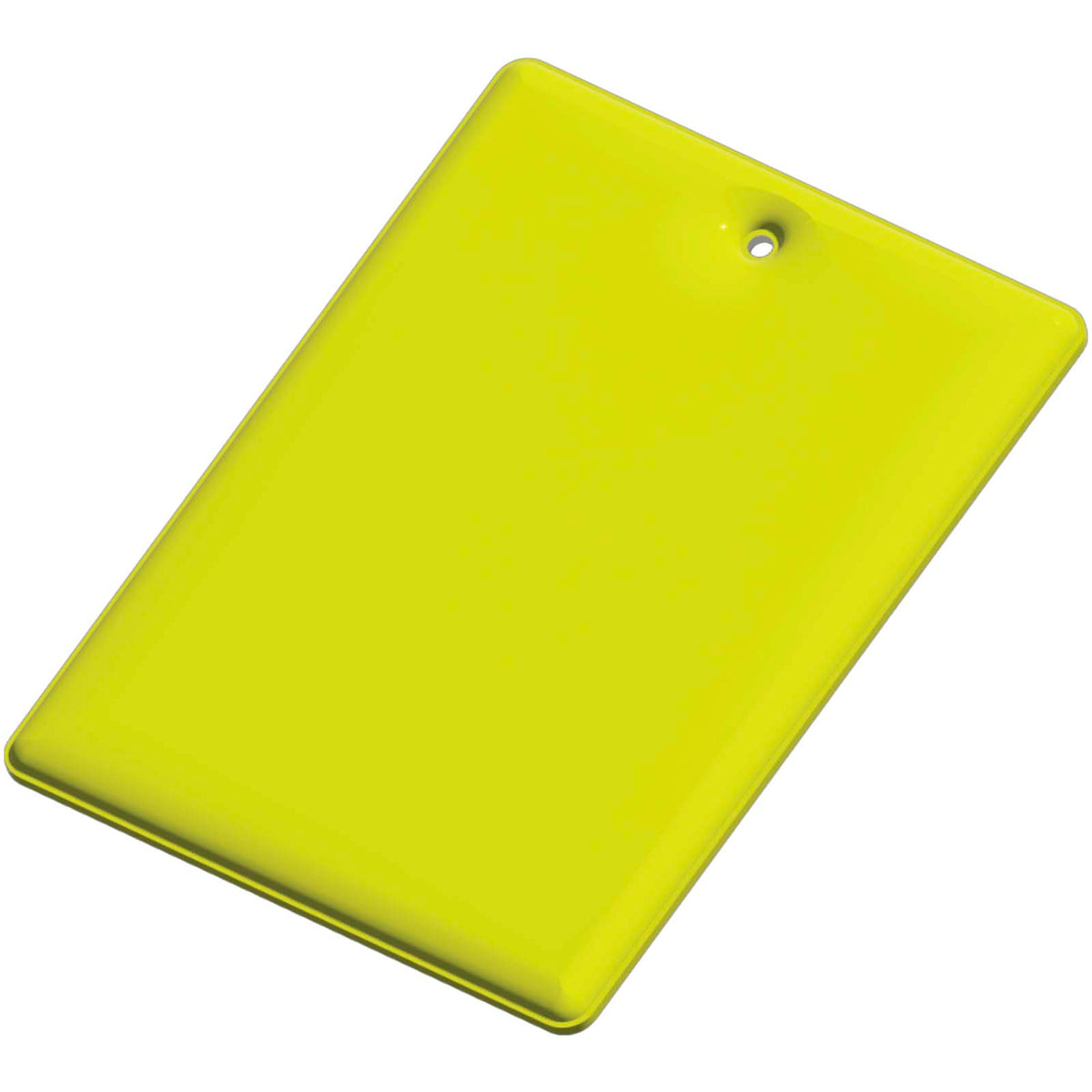 RFX™ H 12 rechteckiger, leichter, reflektierender PVC Anhänger, groß – Neongelb