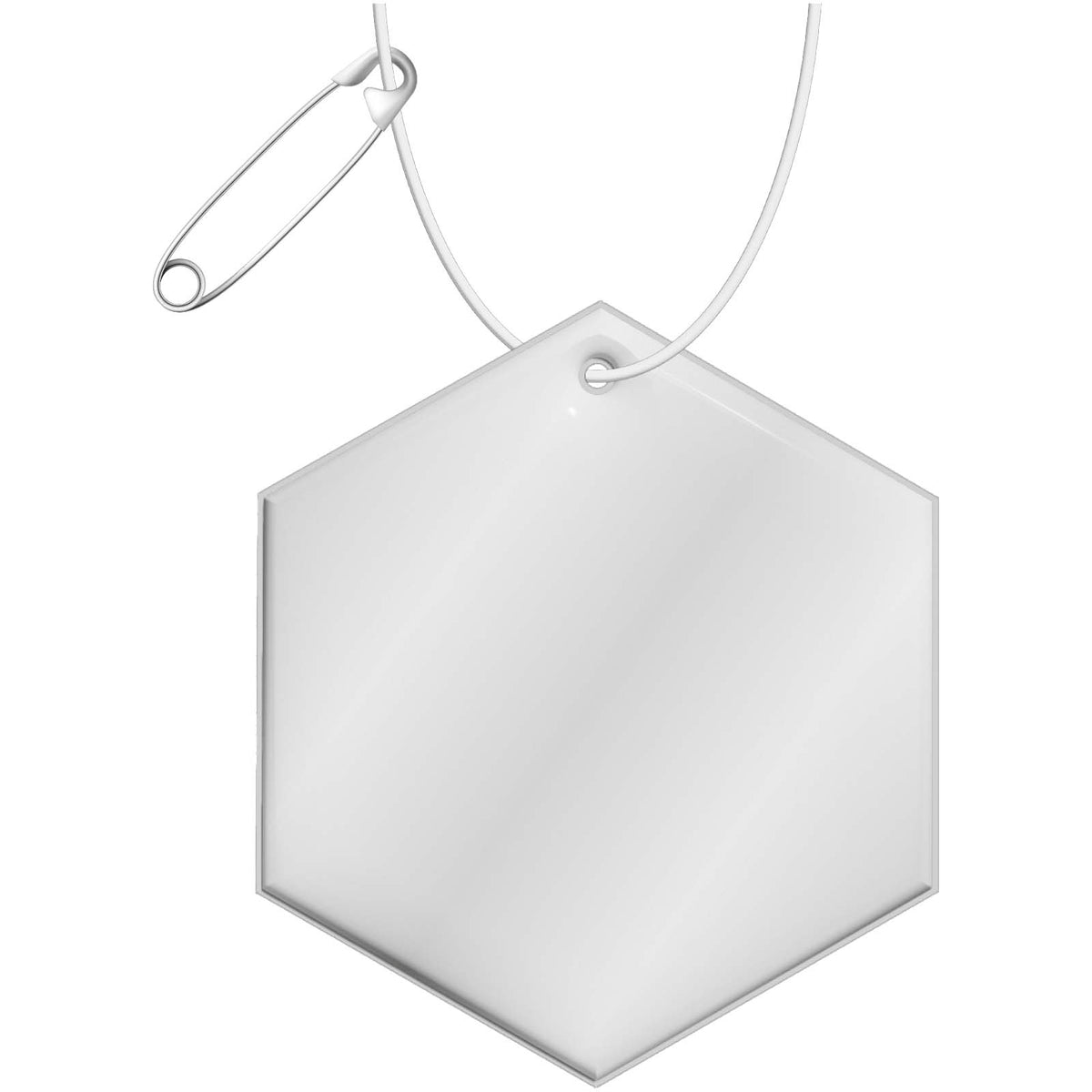 RFX™ H 12 sechseckiger, leichter, reflektierender PVC Anhänger