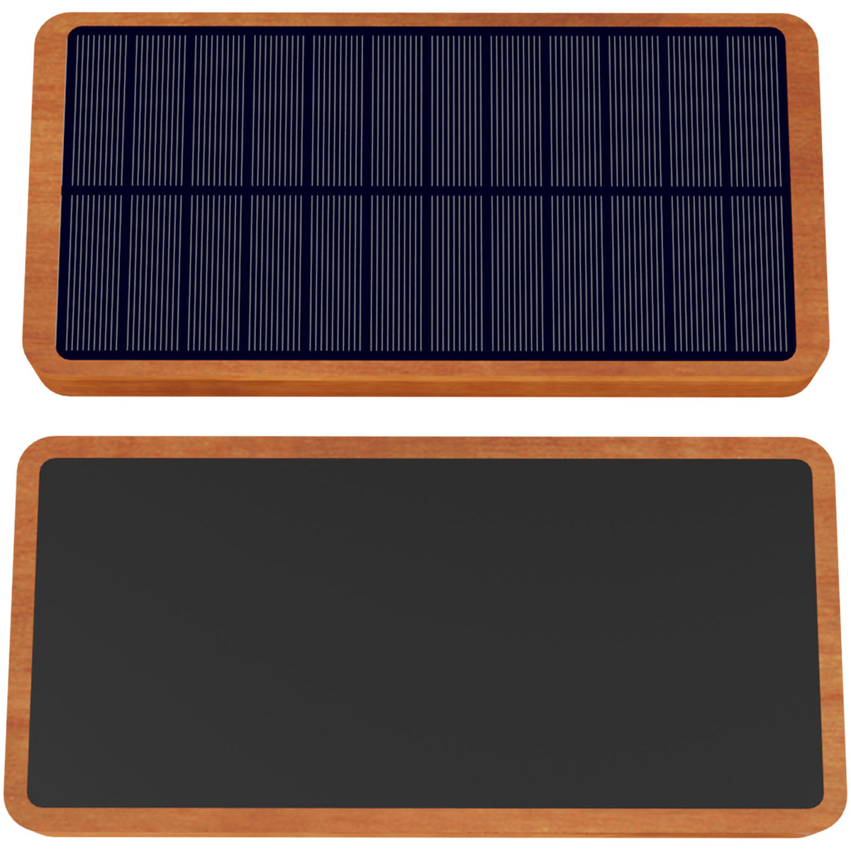 SCX.design P32 Solar Powerbank 10.000 mAh mit Leuchtlogo – Holz