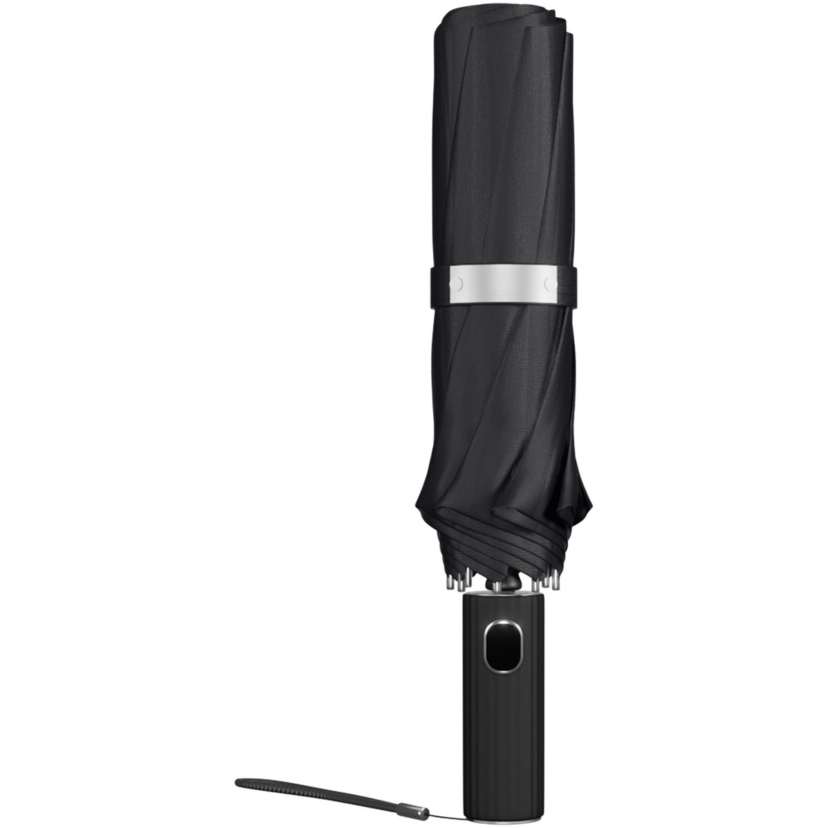 SCX.design R01 28" Regenschirm halbautomatisch – Schwarz
