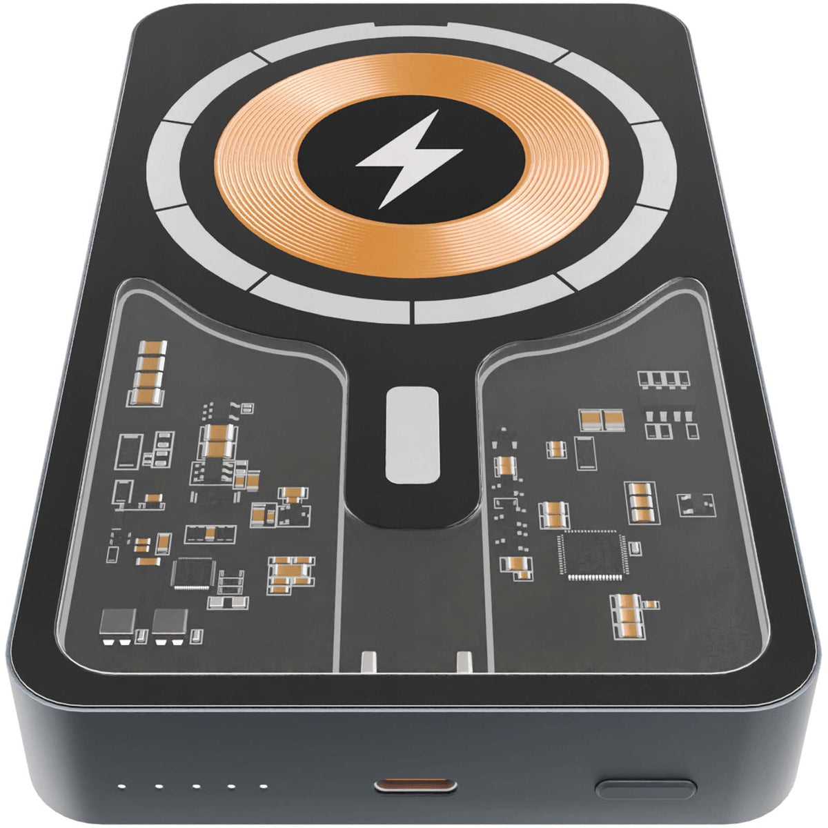 SCX.design P24 15W 10.000 mAh MagSafe Powerbank – Schwarz