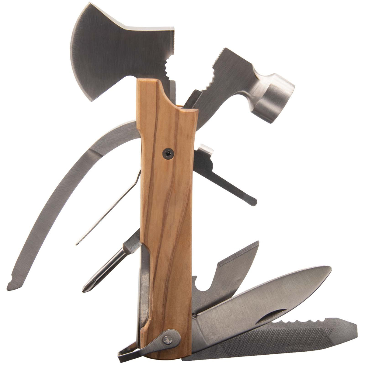 SCX.design T32 Multitool Set aus Holz – Hellbraun