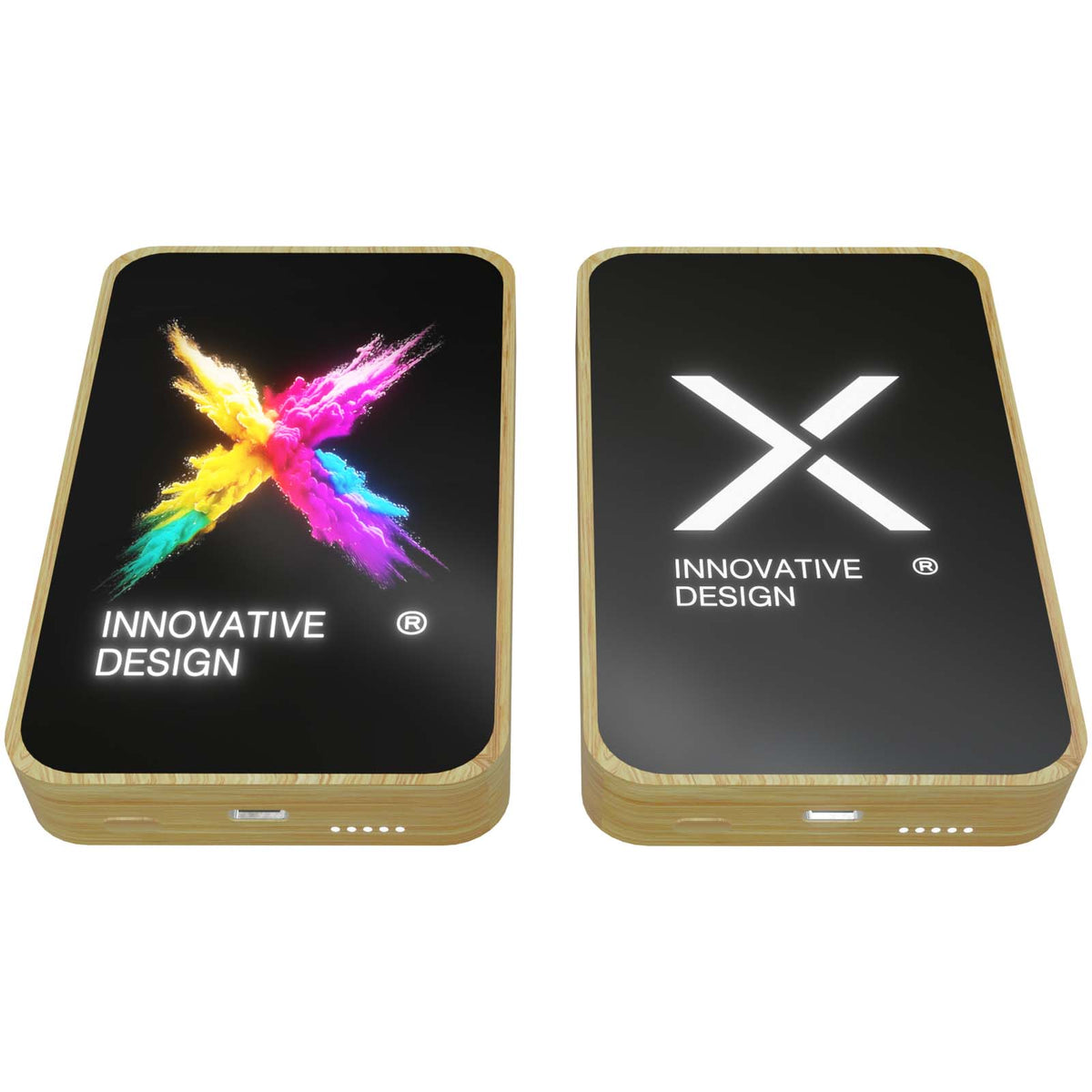 SCX.design P26 15W 5000 mAh MagSafe Powerbank aus Holz – Holz