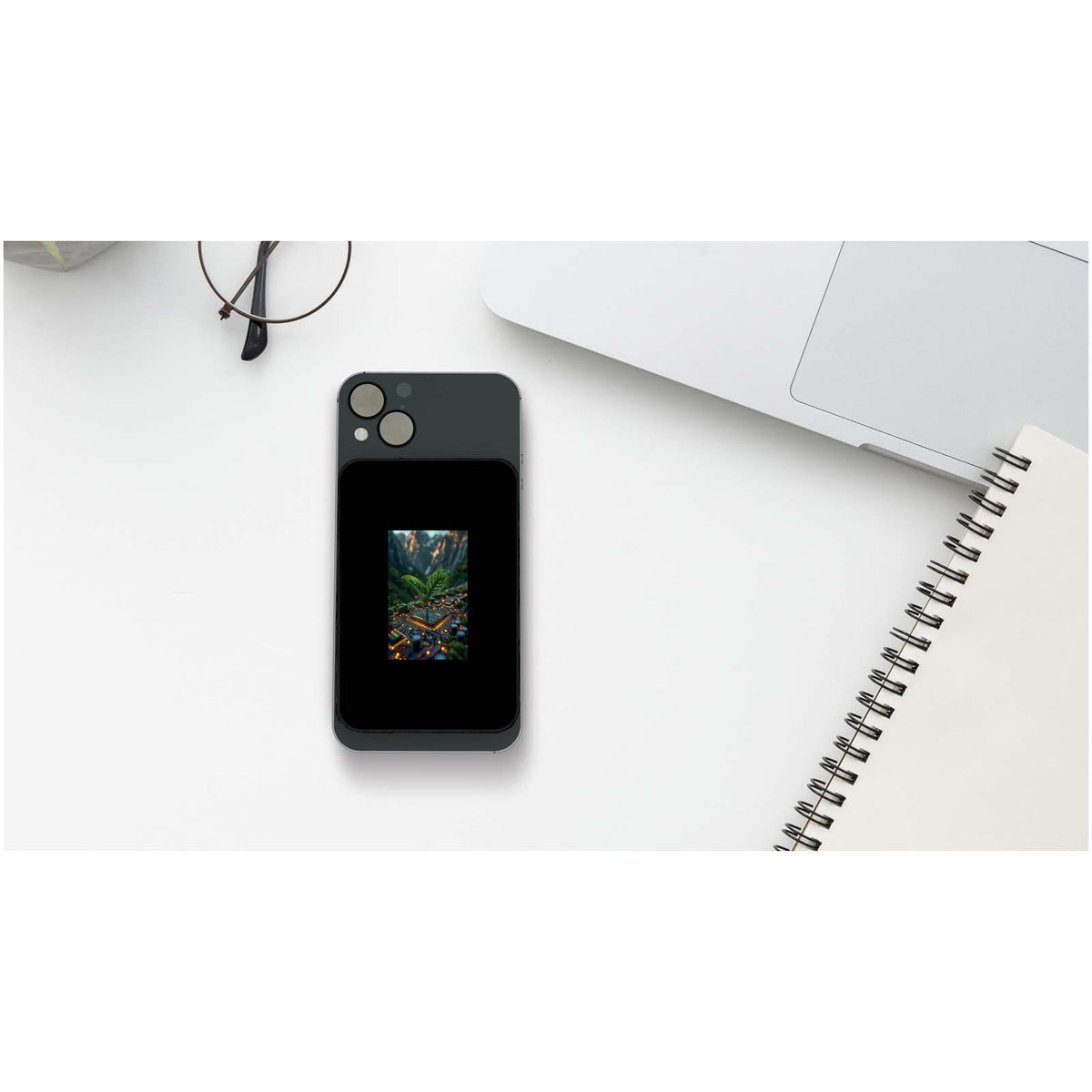 SCX.design P33 5000 mAh MagSafe Powerbank – Gun metal