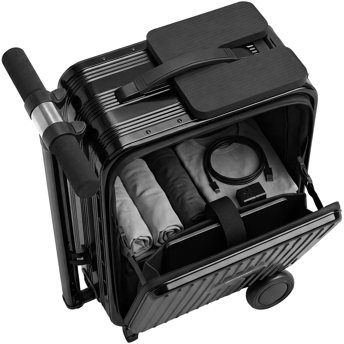 SCX.design L30 RideCase Roller Koffer – Schwarz