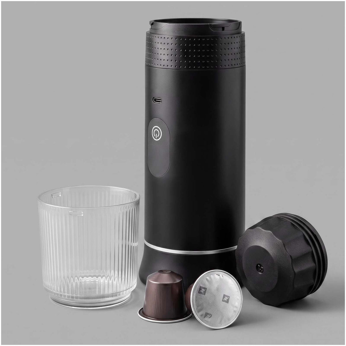 SCX.design D30 TravelPresso Kaffeemaschine – Schwarz