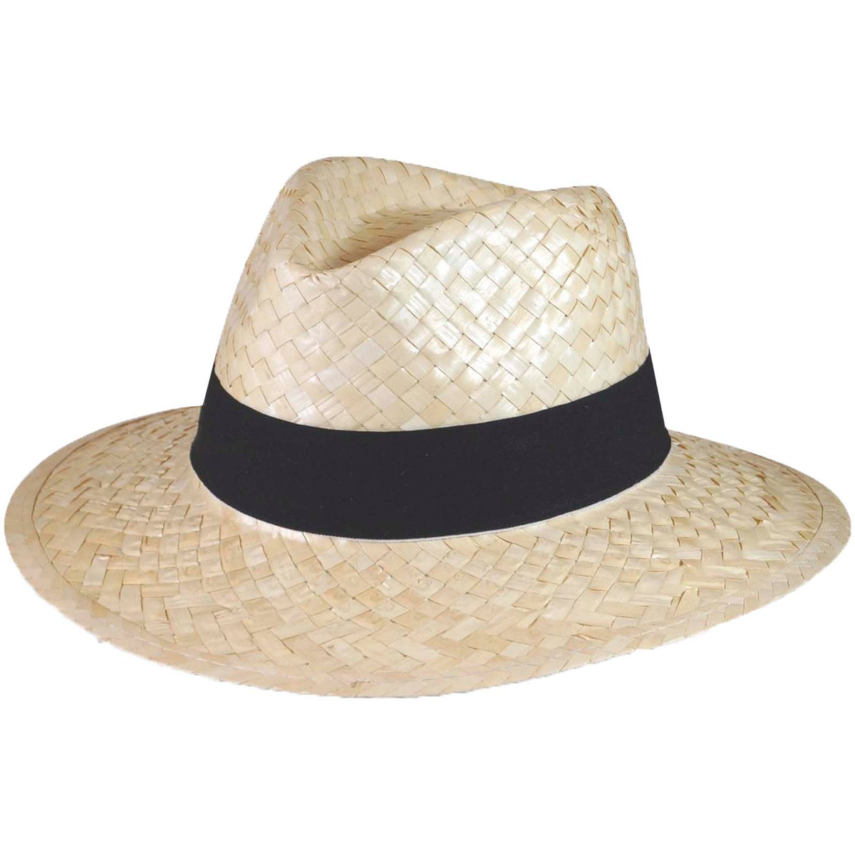 Panamahut – Schwarz / Natur