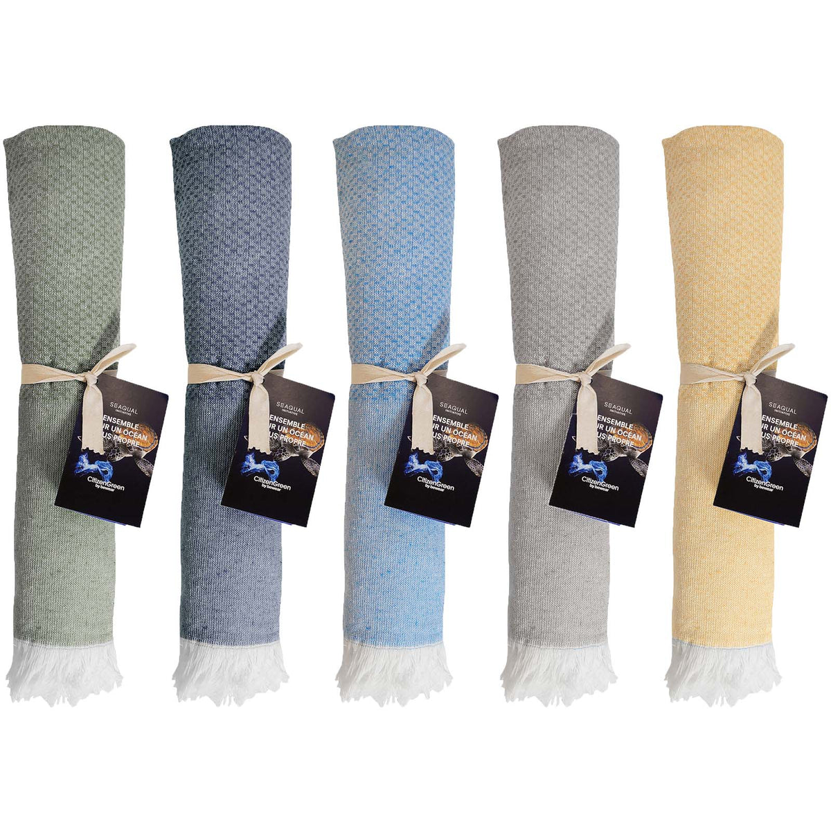Seafou 100 x 170 cm Fouta – Gelb