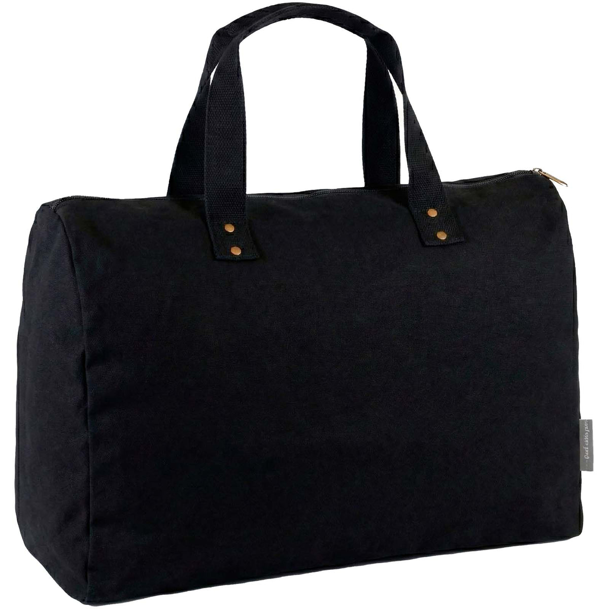 Combio Reisetasche und Beutel aus Baumwolle – Schwarz