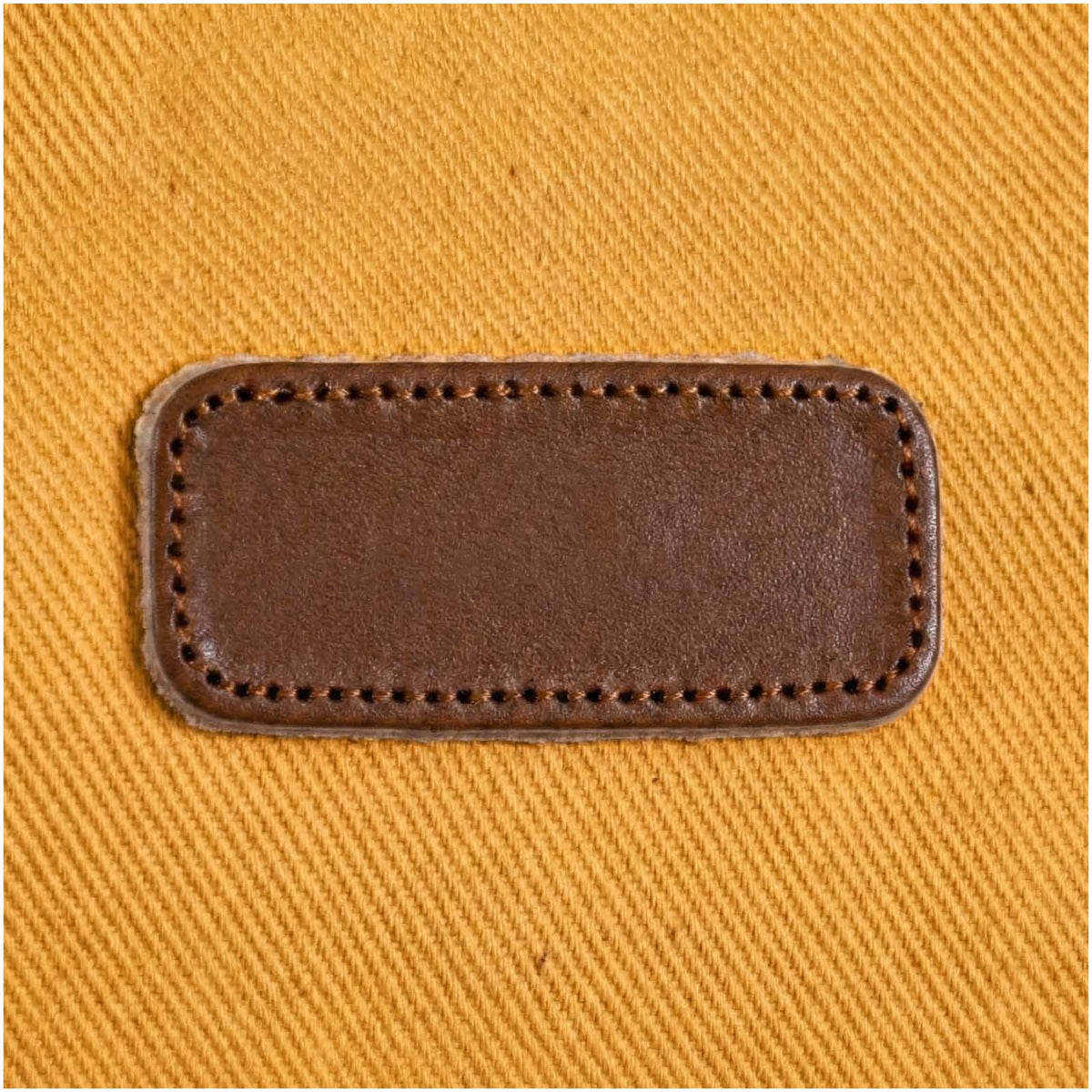 Musette Accessoire Tasche aus Baumwolle – Gelb