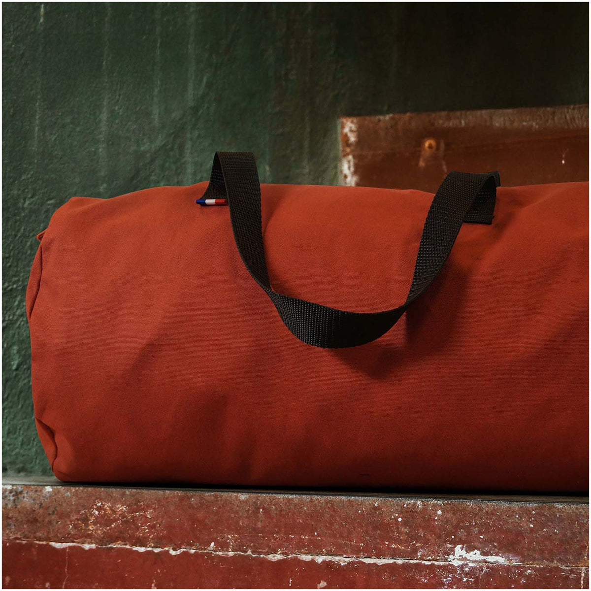 Pollux Reisetasche aus Baumwolle – Rot