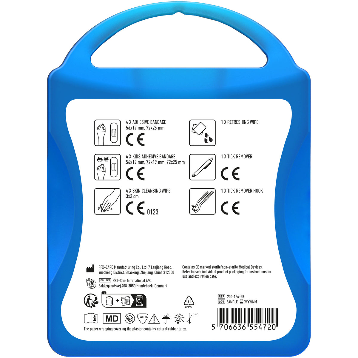 MyKit Zecken Set – Transparent blau