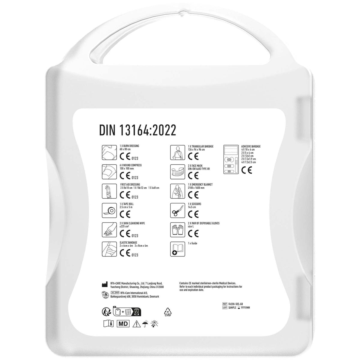 MyKit Erste Hilfe DIN 13164 – Transparent weiss
