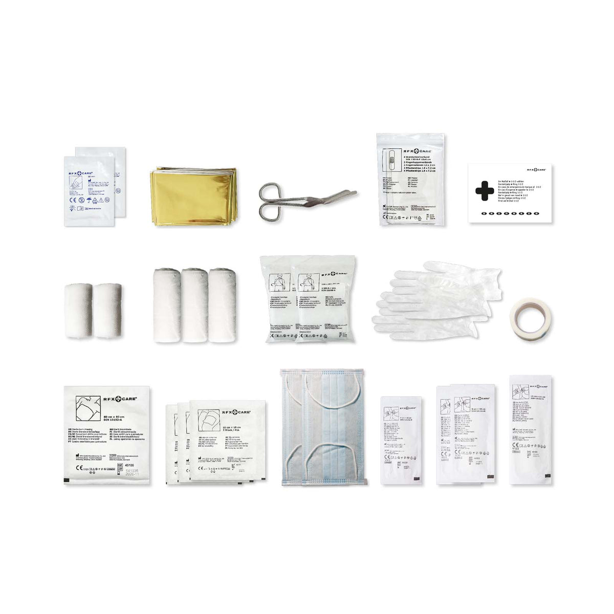 MyKit Erste Hilfe DIN 13164 – Transparent rot