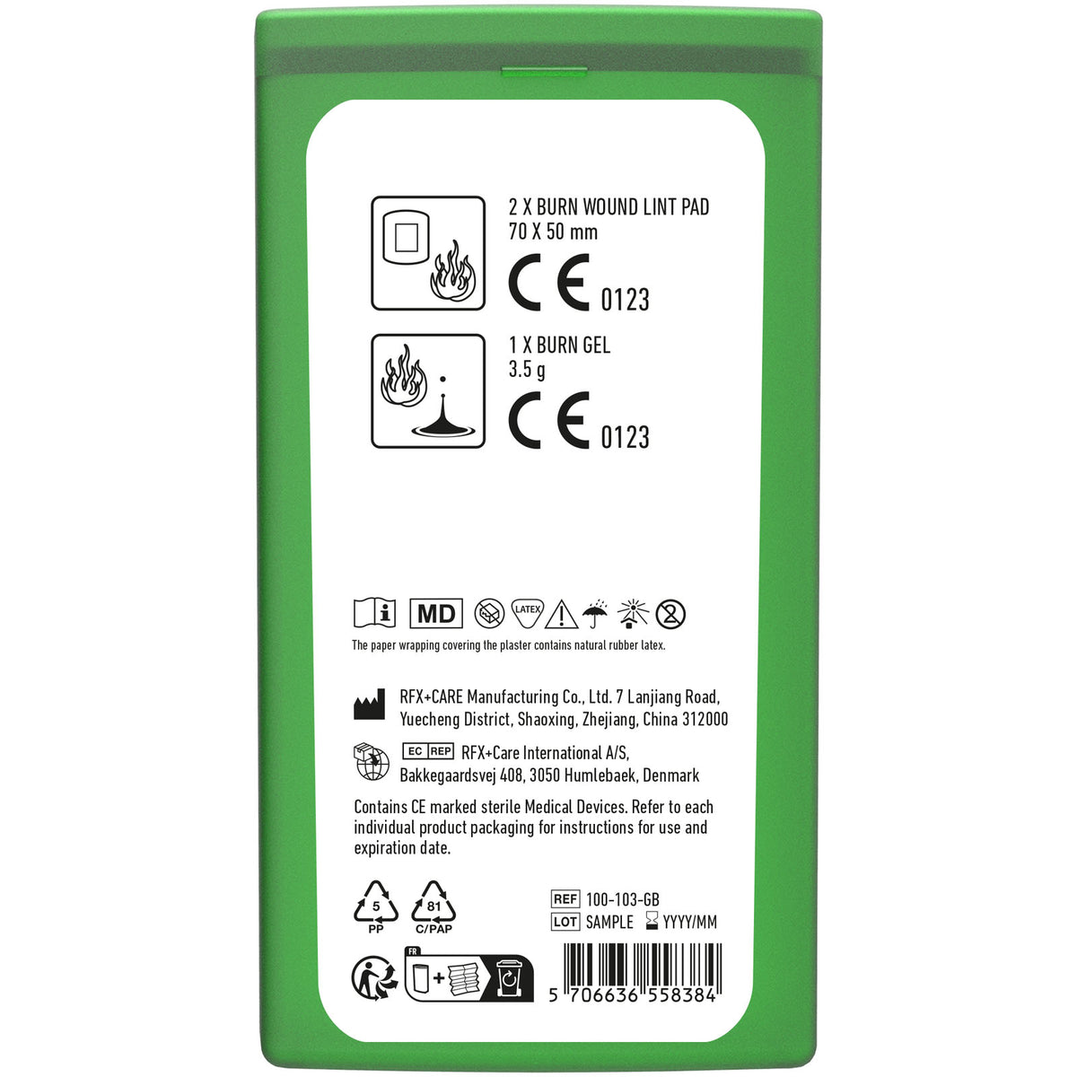 MiniKit Verbrennung – Transparent grün