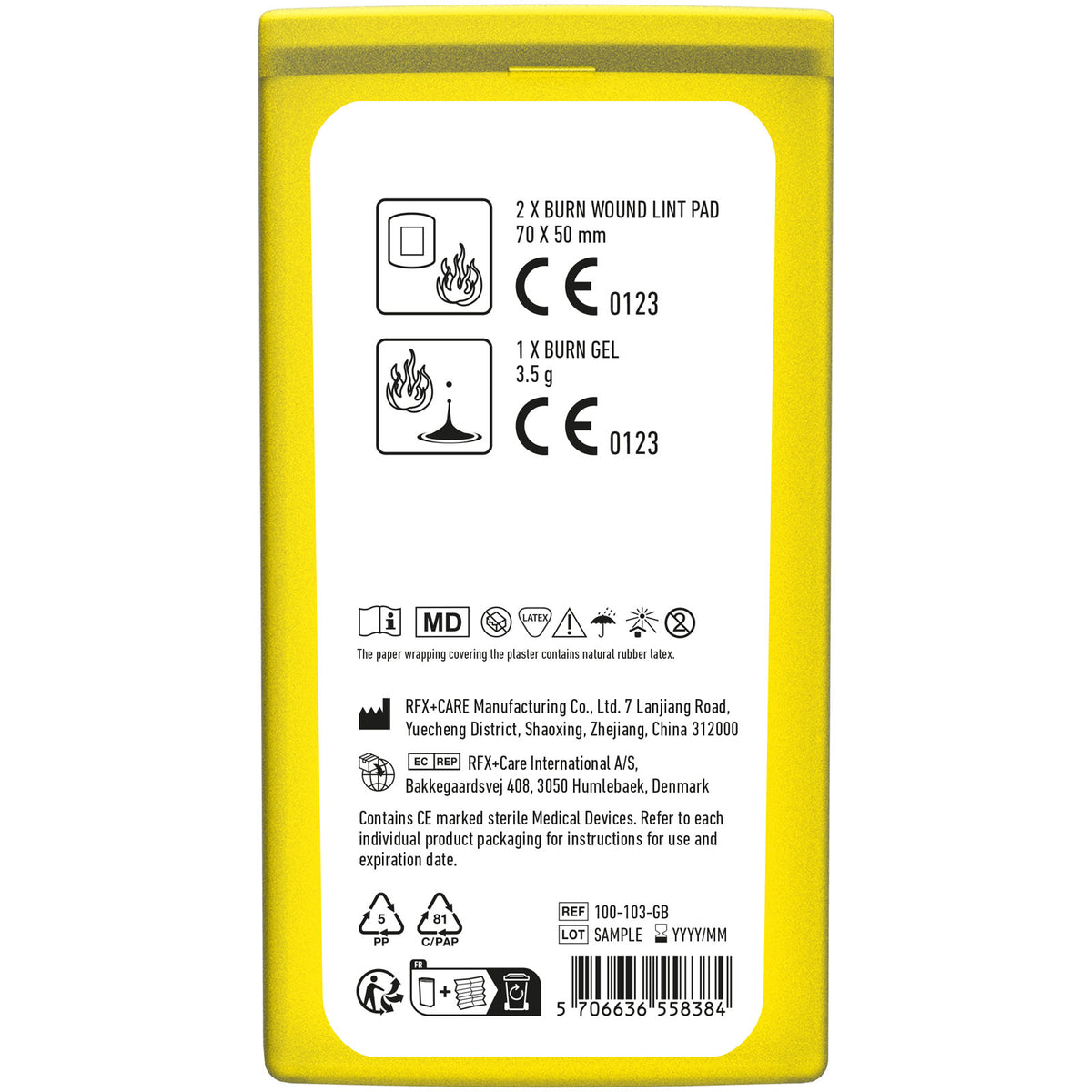 MiniKit Verbrennung – Transparent gelb