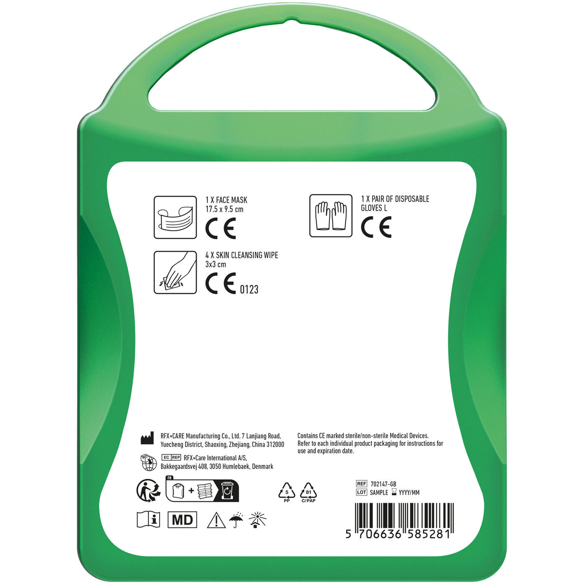 MyKit Schutzset – Transparent grün