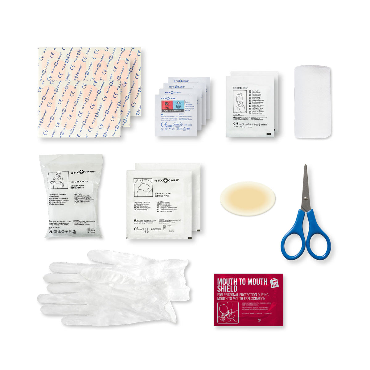 MyKit M Erste Hilfe Premium – Transparent schwarz