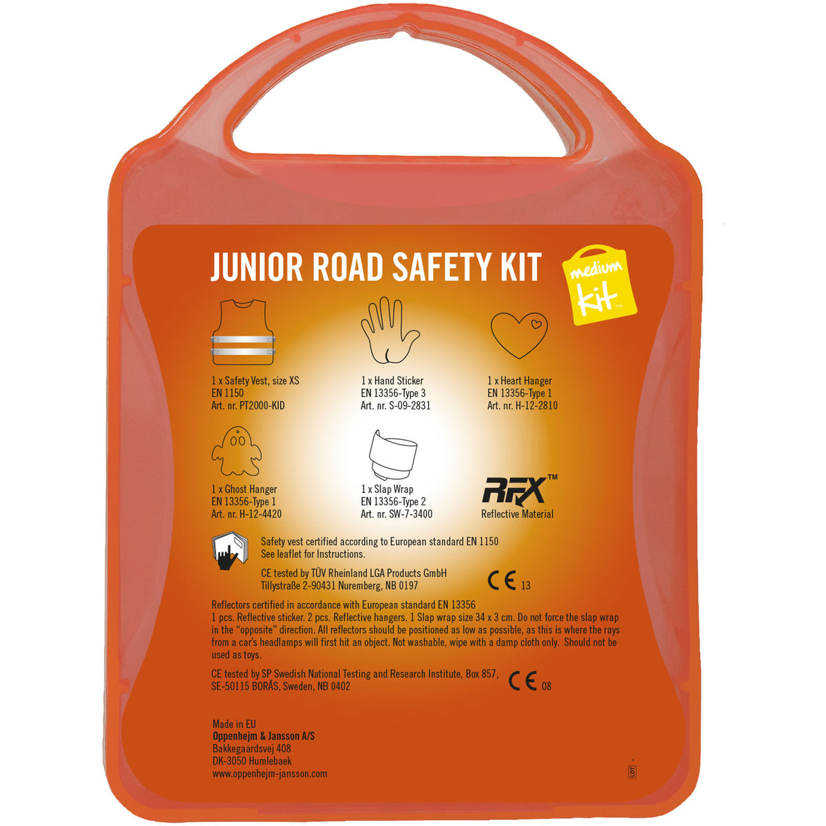 MyKit M Junior Sicherheit – Transparent rot