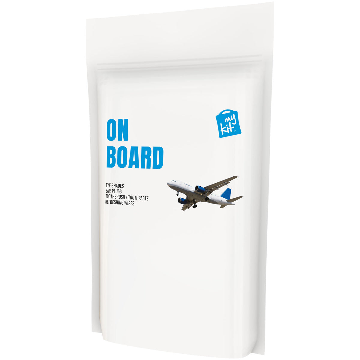 MyKit Flugzeug Reiseset in Papierhülle – Weiss