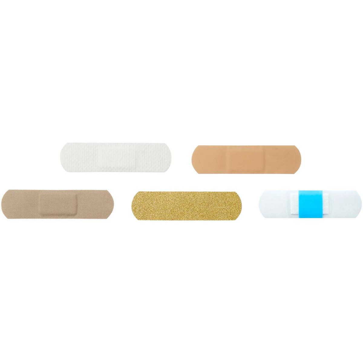 3 Pflaster mit vollfarbig bedrucktem Mini Papierumschlag – Weiss