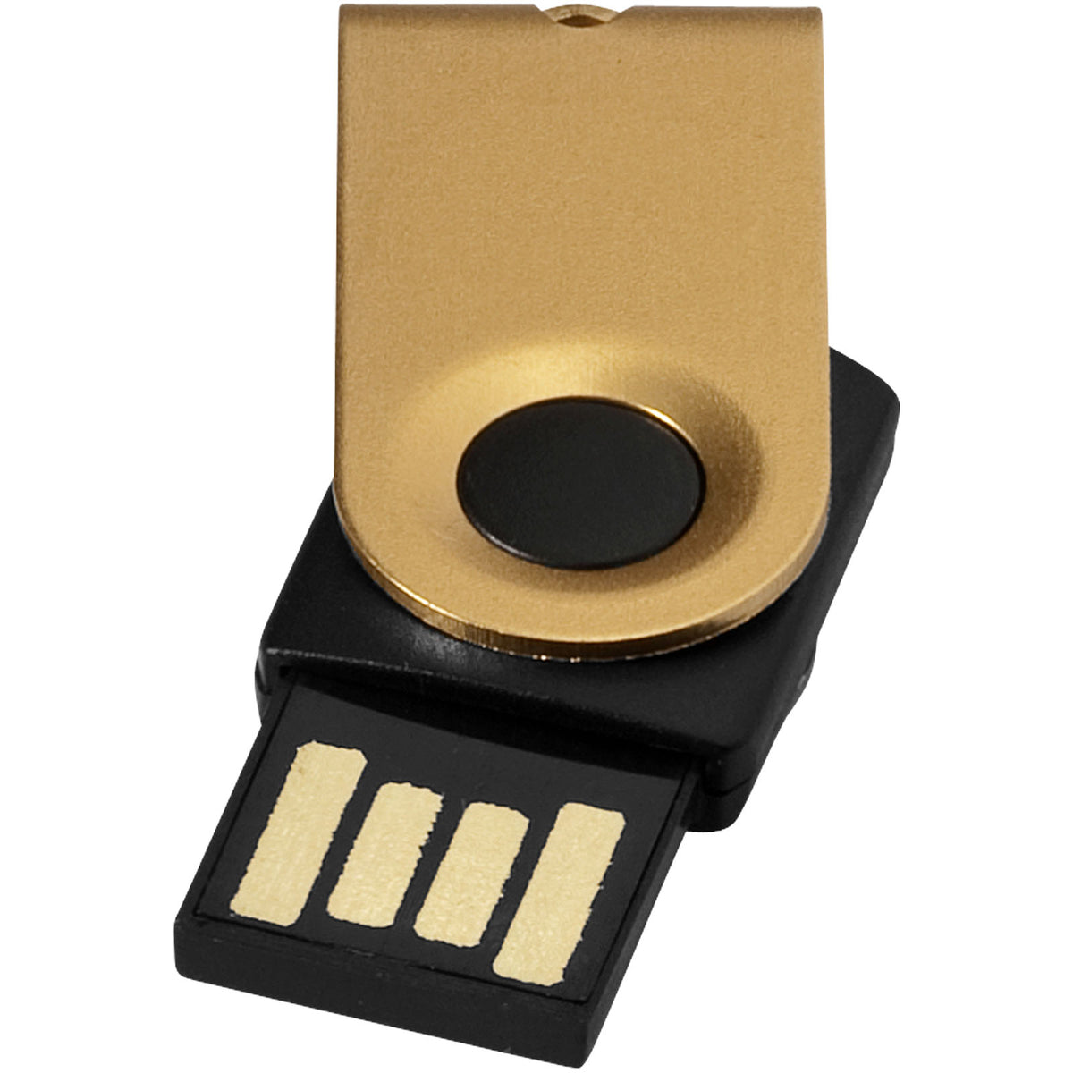 Mini USB Stick – Gold / Schwarz