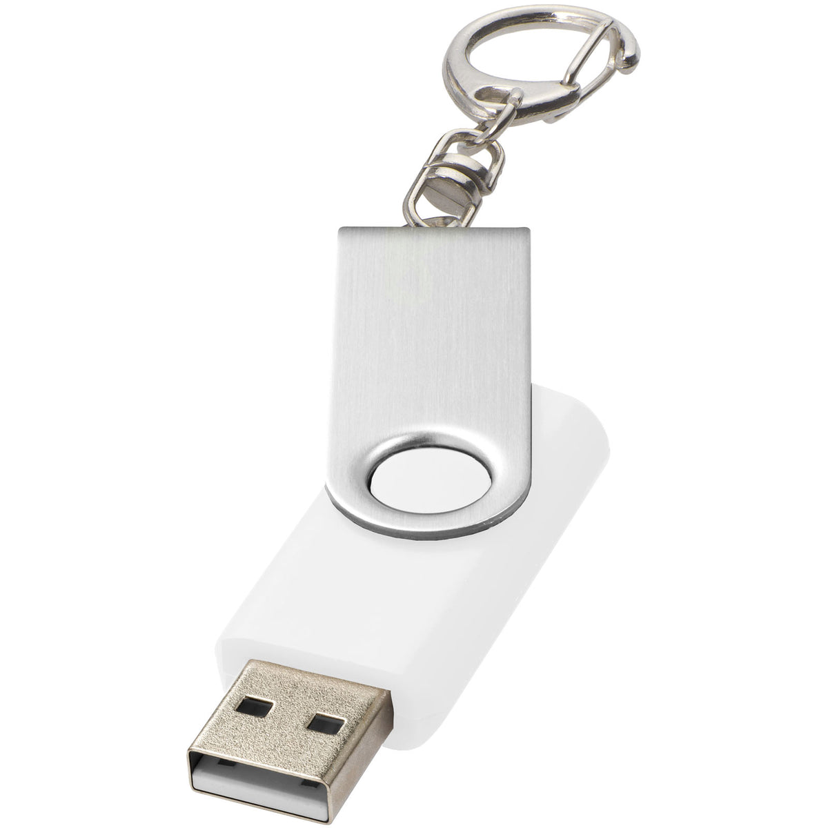 Rotate mit Schlüsselanhänger USB Stick – Weiss