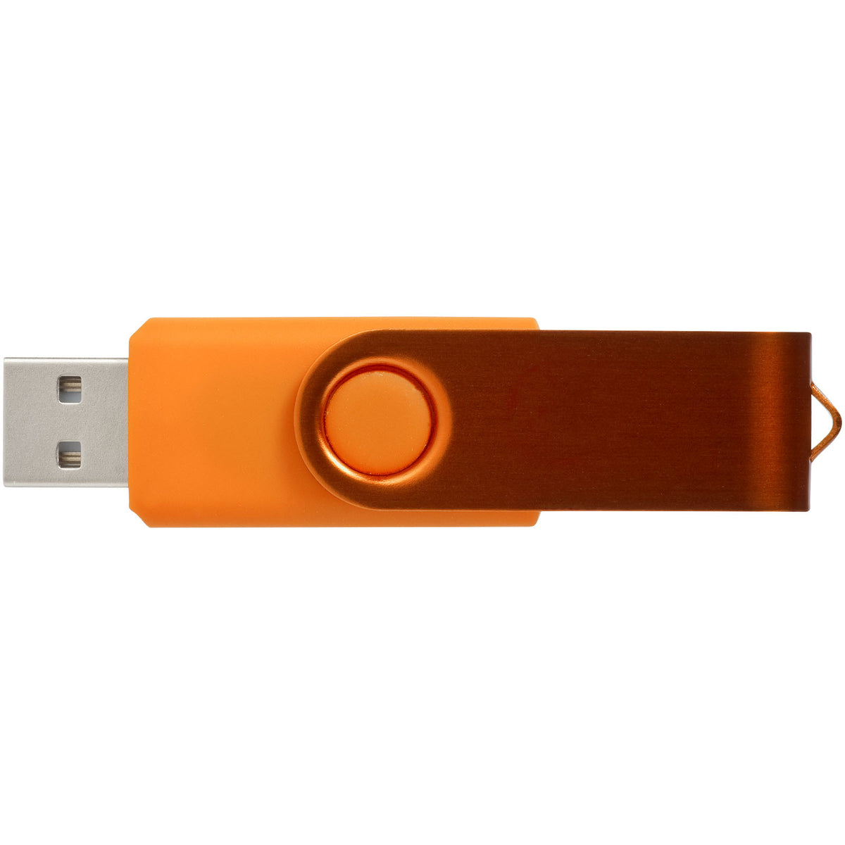 Rotate Metallic USB Stick – Orange