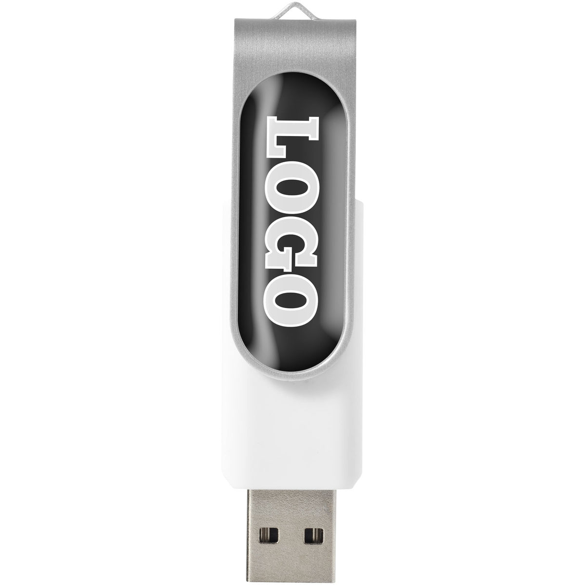 Rotate Doming USB Stick – Weiss