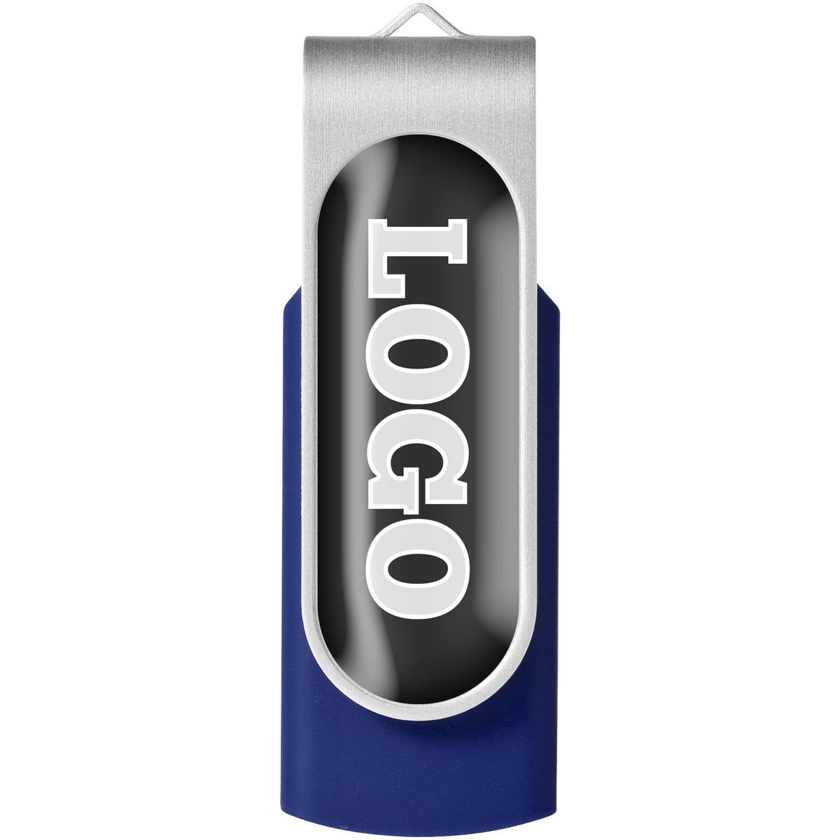 Rotate Doming USB Stick – Blau