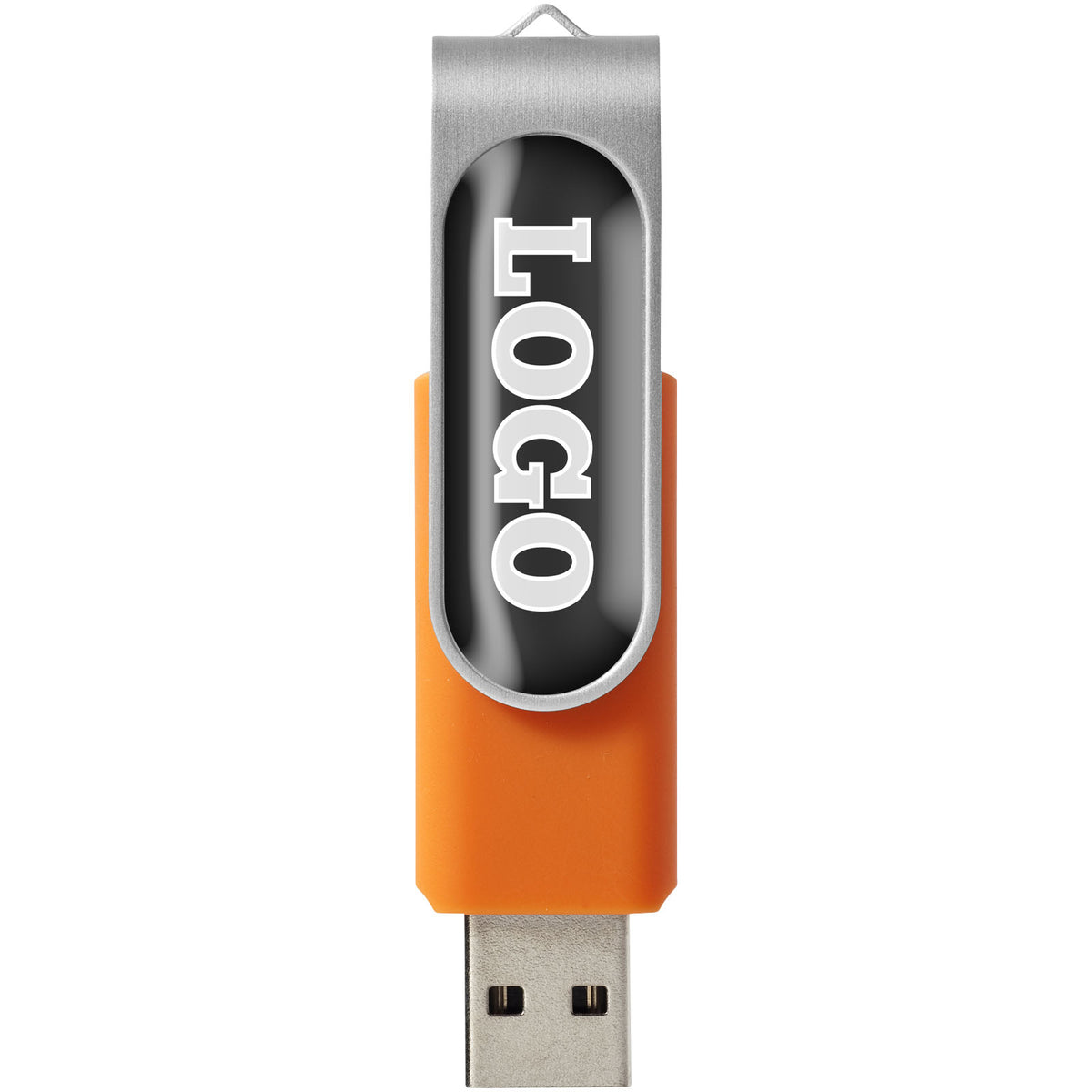 Rotate Doming USB Stick – Orange