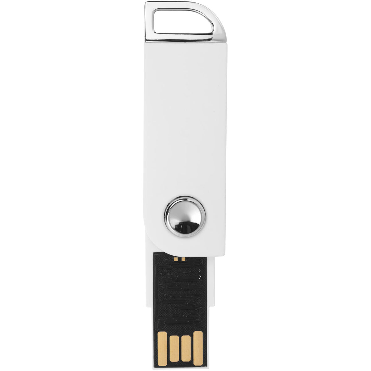 Swivel Rectangular USB Stick – Weiss