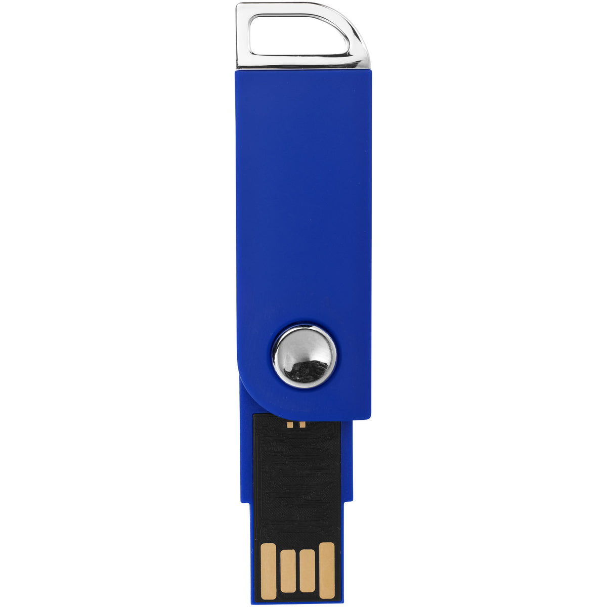 Swivel Rectangular USB Stick – Blau