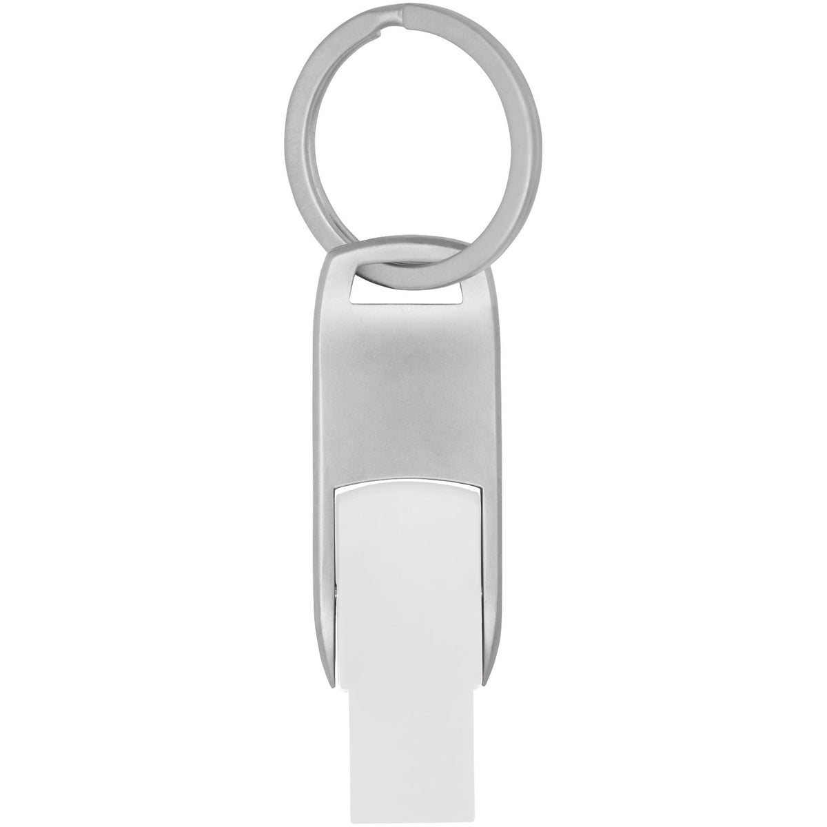 Flip USB Stick – Weiss / Silber