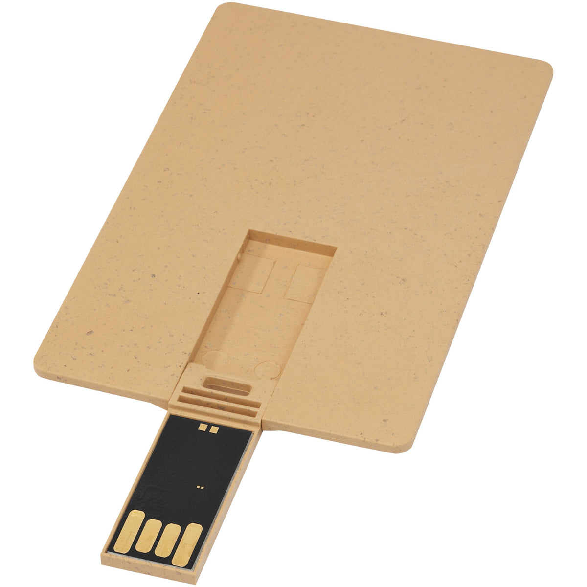 Rechteckiger, ausklappbarer USB Stick in Kreditkarten Format