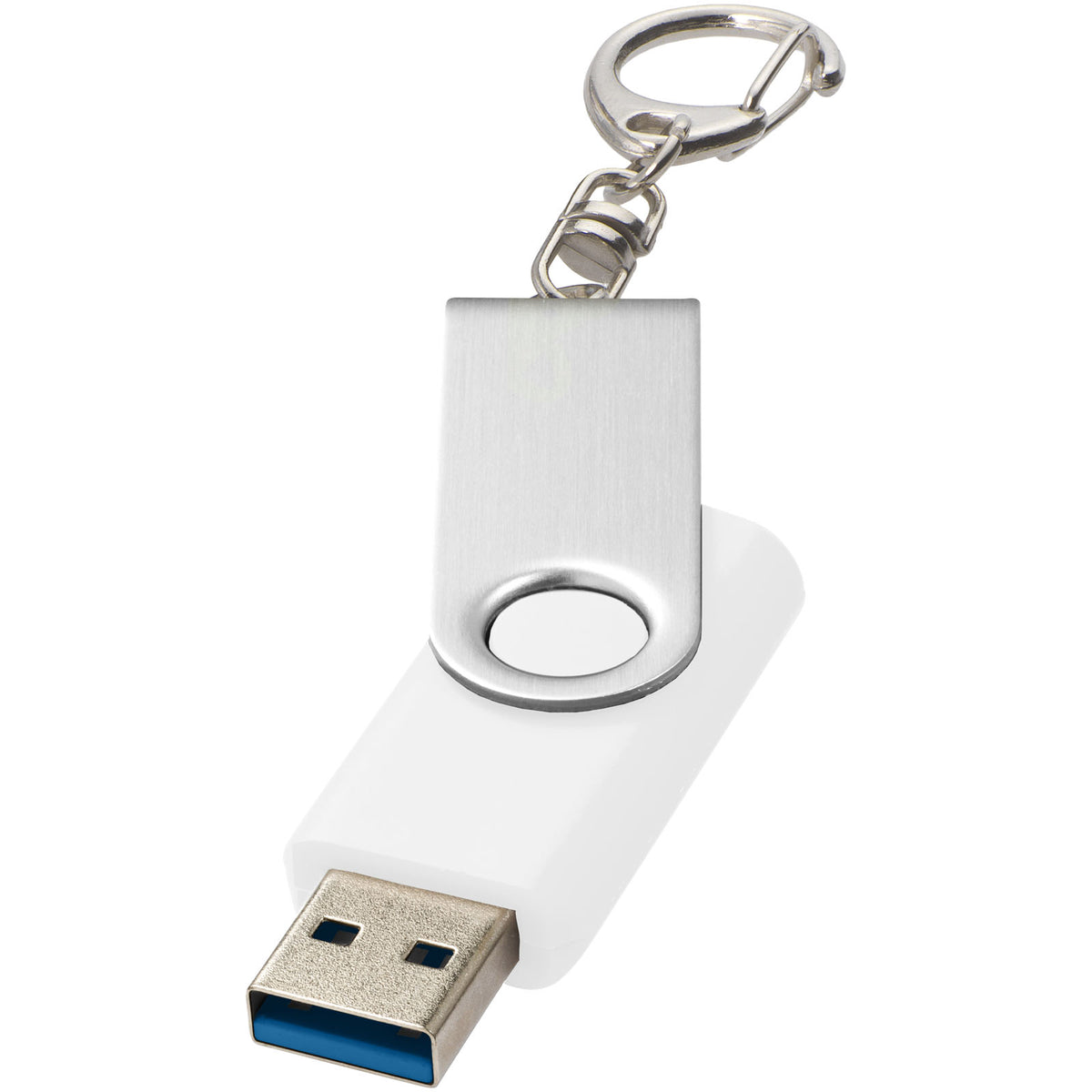 Rotate USB Stick 3.0 mit Schlüsselanhänger – Weiss