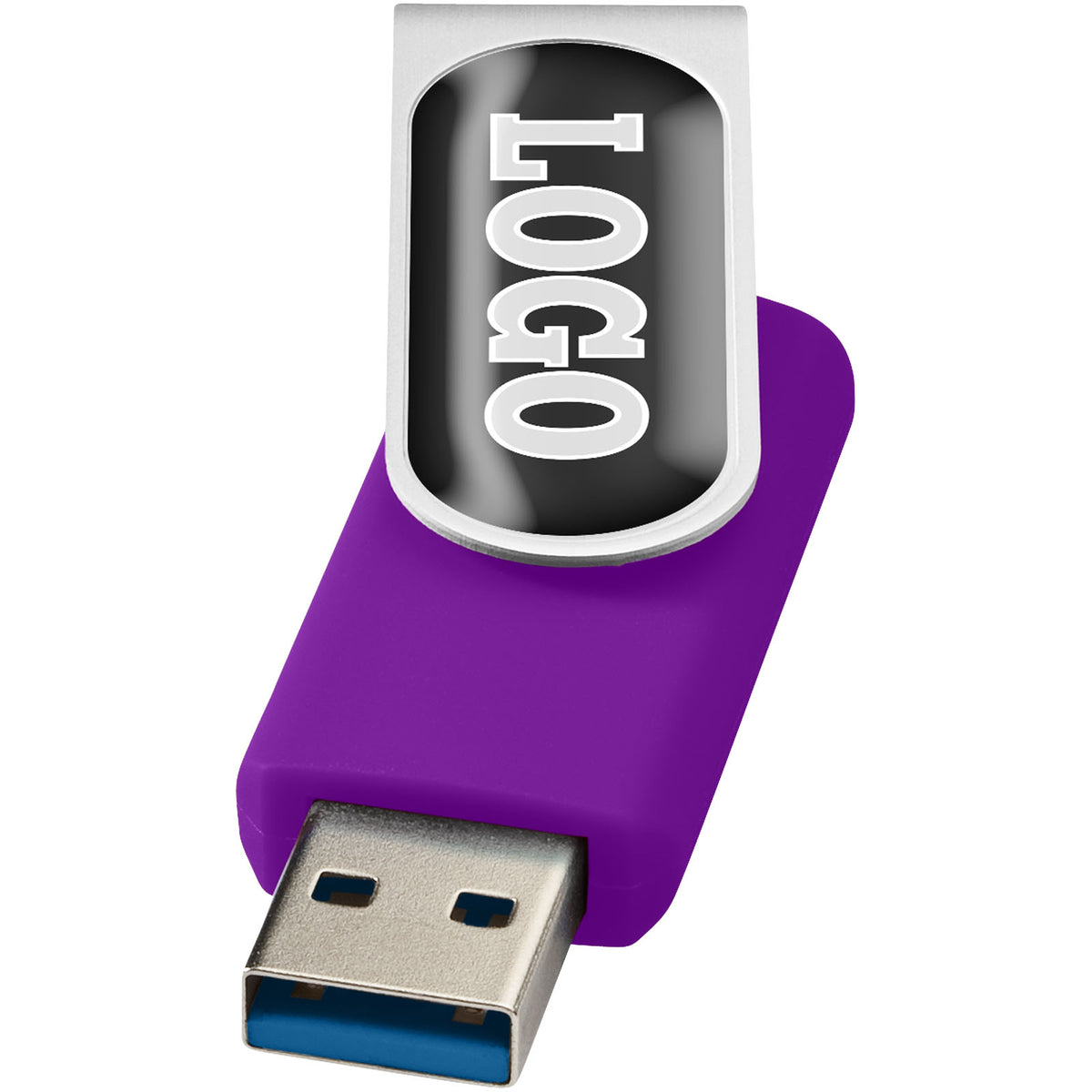 Rotate USB Stick 3.0 mit Doming – Lila