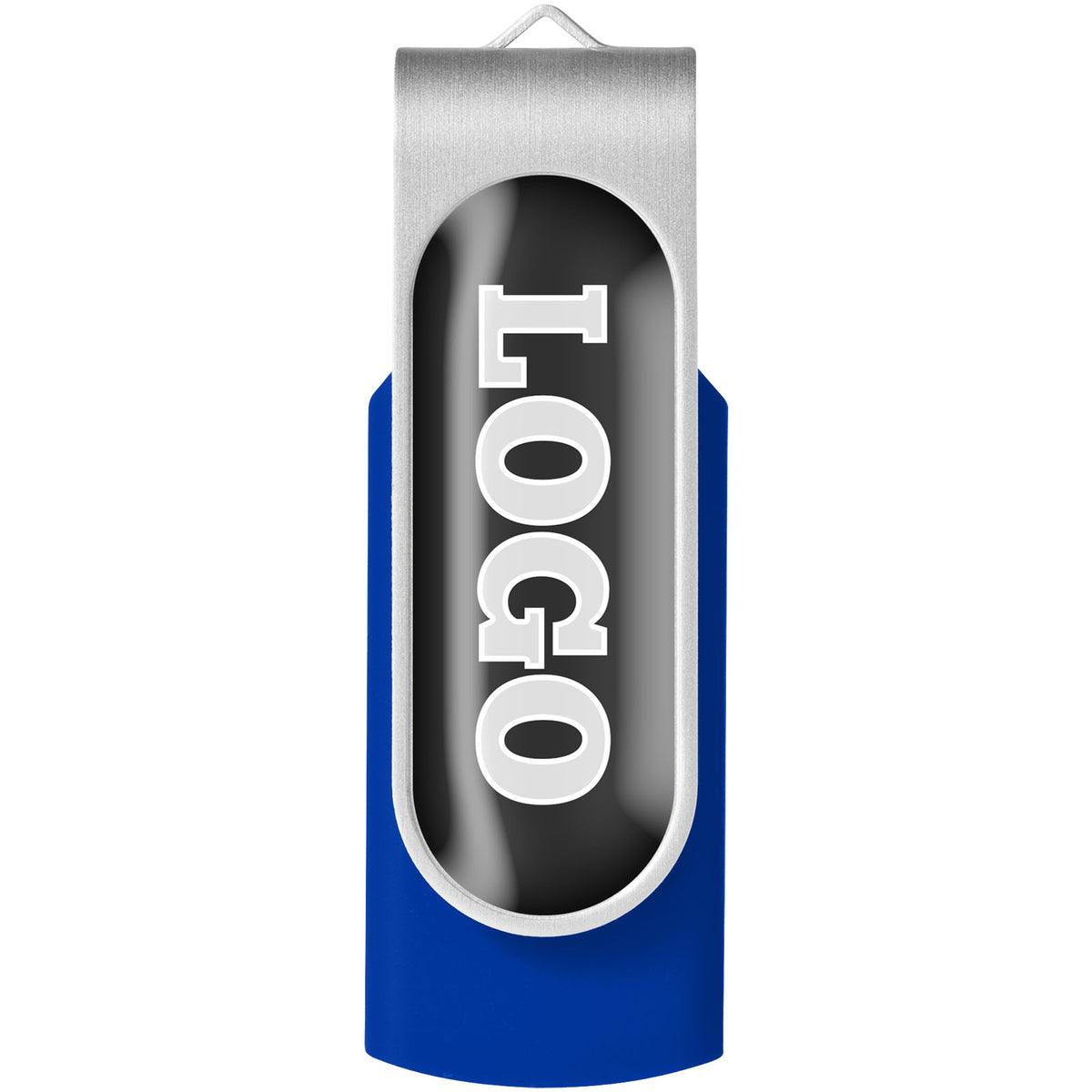 Rotate USB Stick 3.0 mit Doming – Royalblau