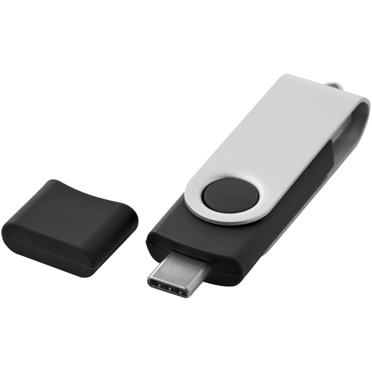 OTG Rotate USB Typ C Stick – Schwarz