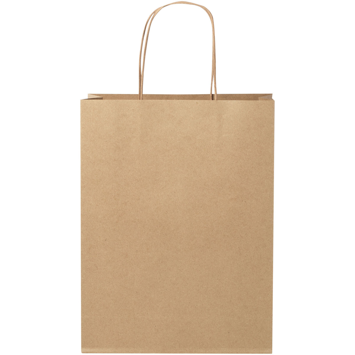 Kraftpapiertasche 120 g/m² mit gedrehten Griffen, 24 × 9 × 32 cm – Kraftpapier