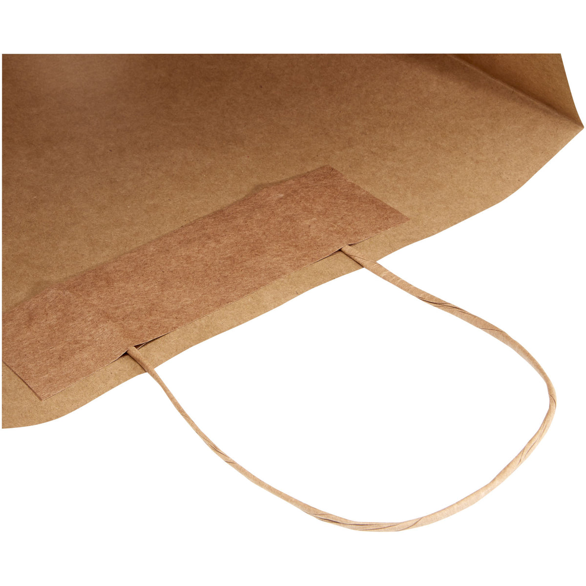 Kraftpapiertasche 120 g/m² mit gedrehten Griffen, 31 × 12 × 25 cm – Kraftpapier