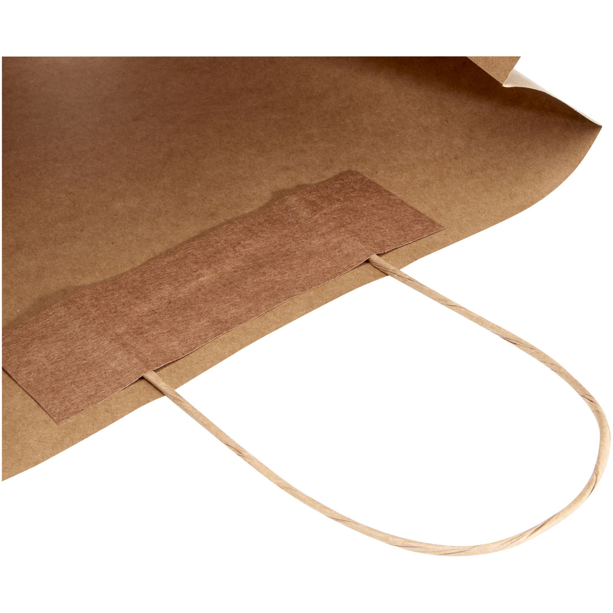 Kraftpapiertasche 120 g/m² mit gedrehten Griffen, 31 × 12 × 31 cm – Kraftpapier