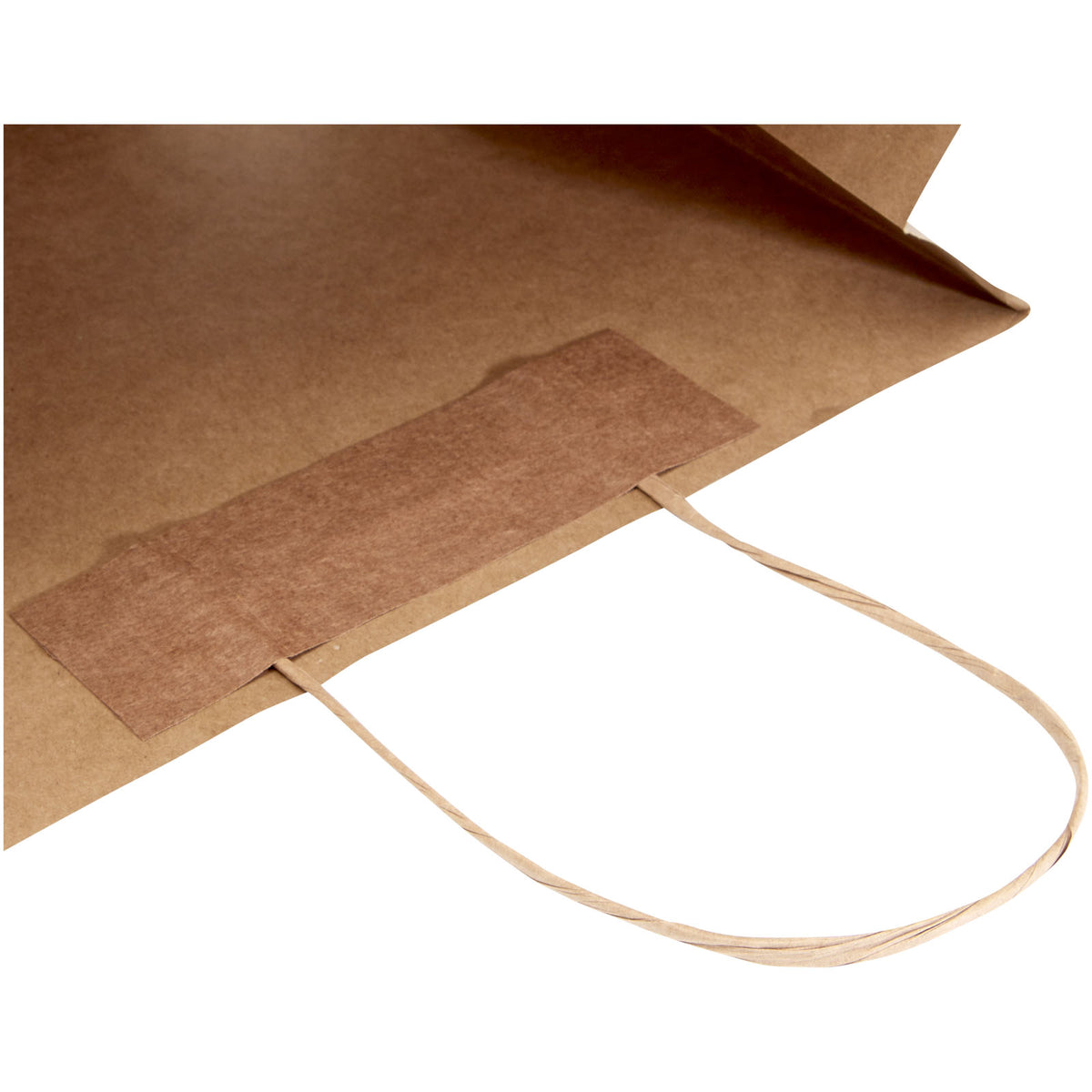 Kraftpapiertasche 120 g/m² mit gedrehten Griffen, 31 × 12 × 41 cm – Kraftpapier