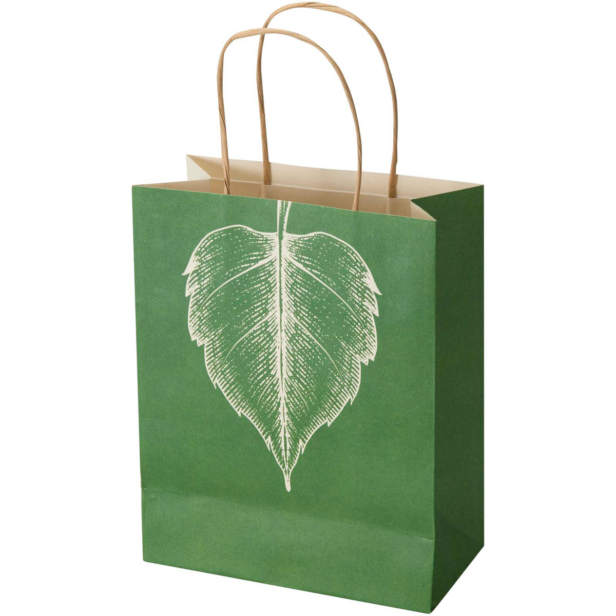 Landwirtschaftliche Altpapiertasche, 150 g/m², mit gedrehten Tragegriffen, 18 x 9 x 23 cm
