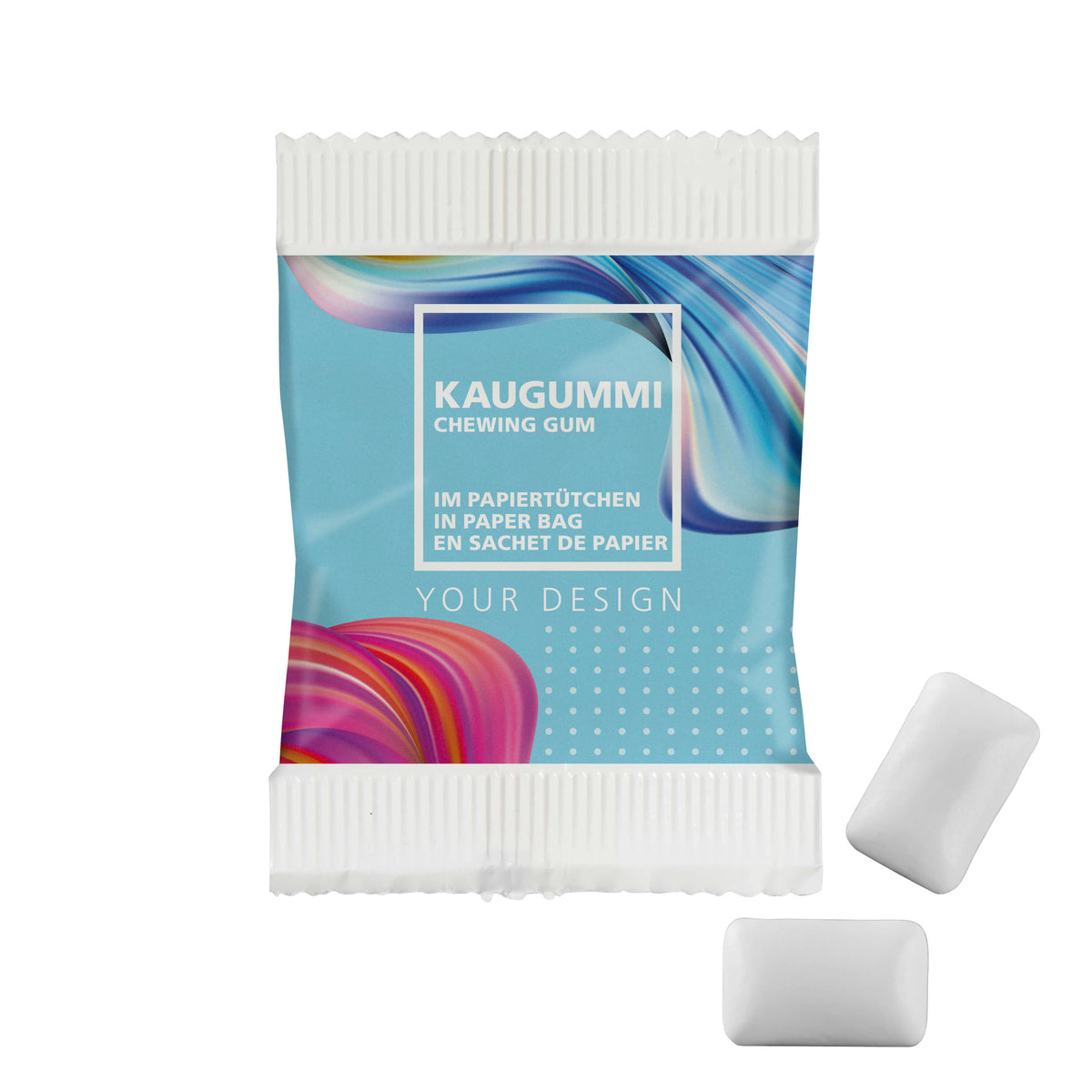 2er Kaugummi Packung von vorne