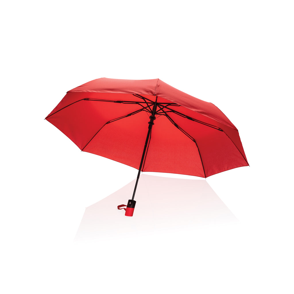 21" Impact AWARE™ RPET 190T Mini-Schirm automatic open – rot