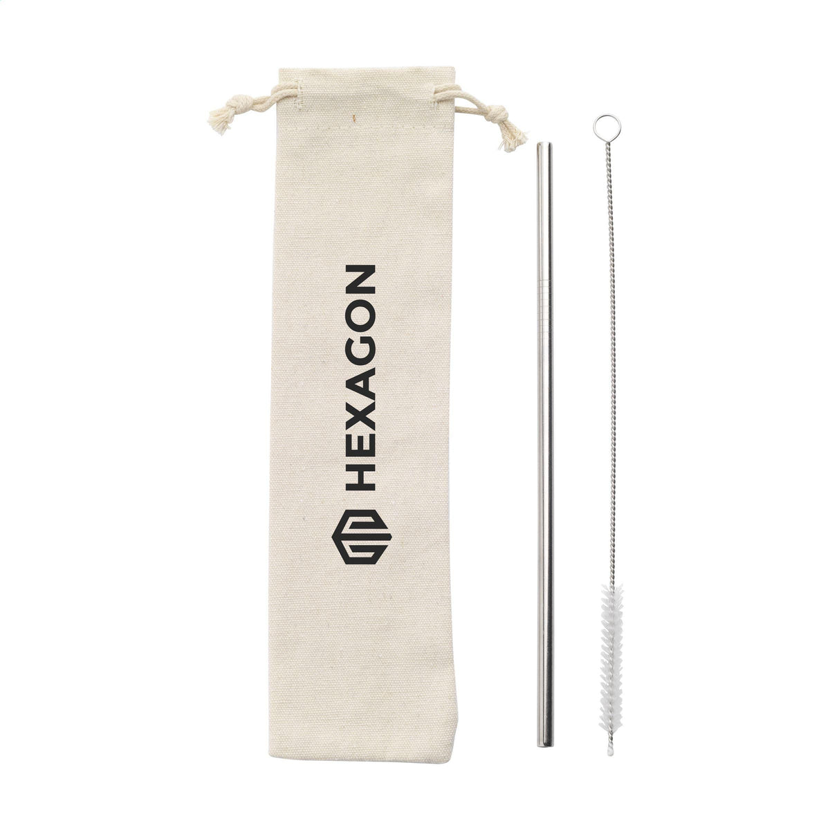 Reusable 1 piece Straw Set Strohalme aus Edelstahl
